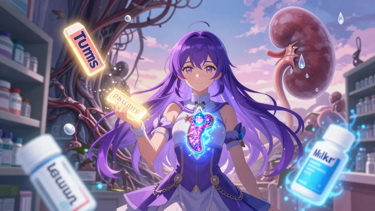 Antacids and Kidney Disease: What You Need to Know About Phosphate Binders and Dangerous Interactions